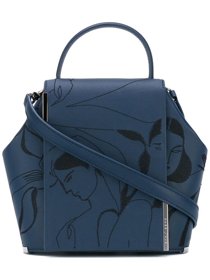 Onesixone - Kelly Becman Tote - Women - Leather - One Size, Blue, Leather