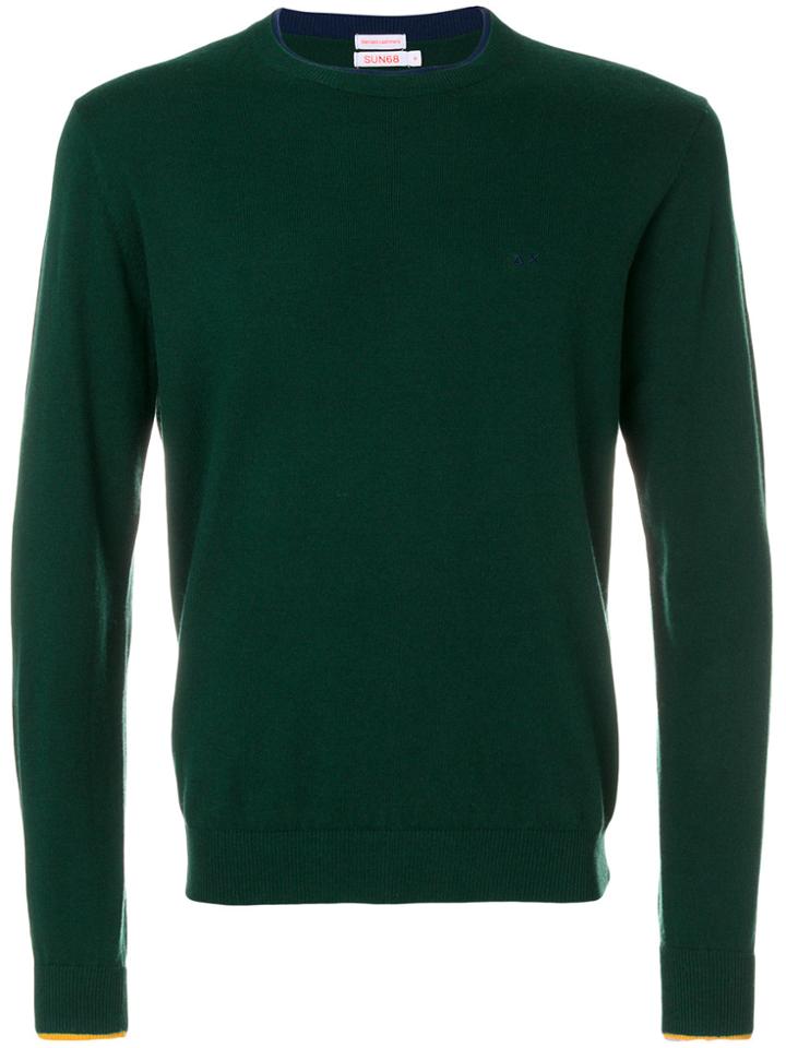 Sun 68 Crew Neck Sweatshirt - Green