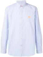 Ps Paul Smith Striped Button-down Shirt - Blue