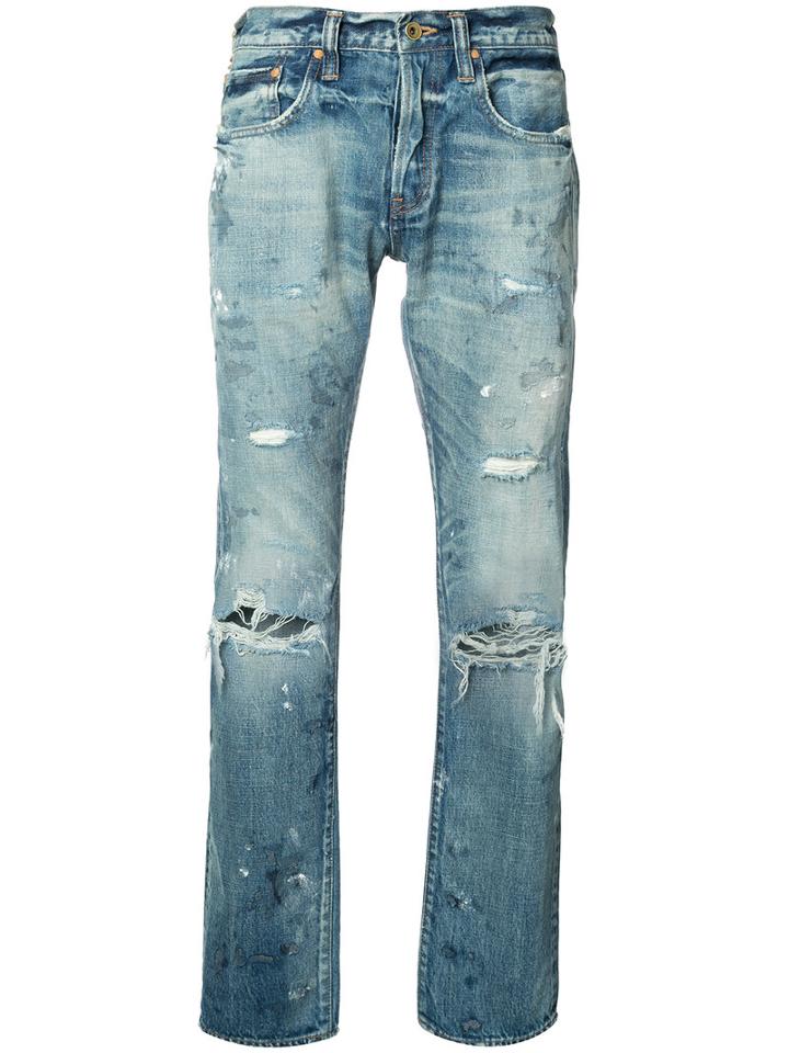 Prps - Distressed Jeans - Men - Cotton - 34, Blue, Cotton