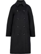Mackintosh Black Wool & Cashmere Double Breasted Coat Lm-087f