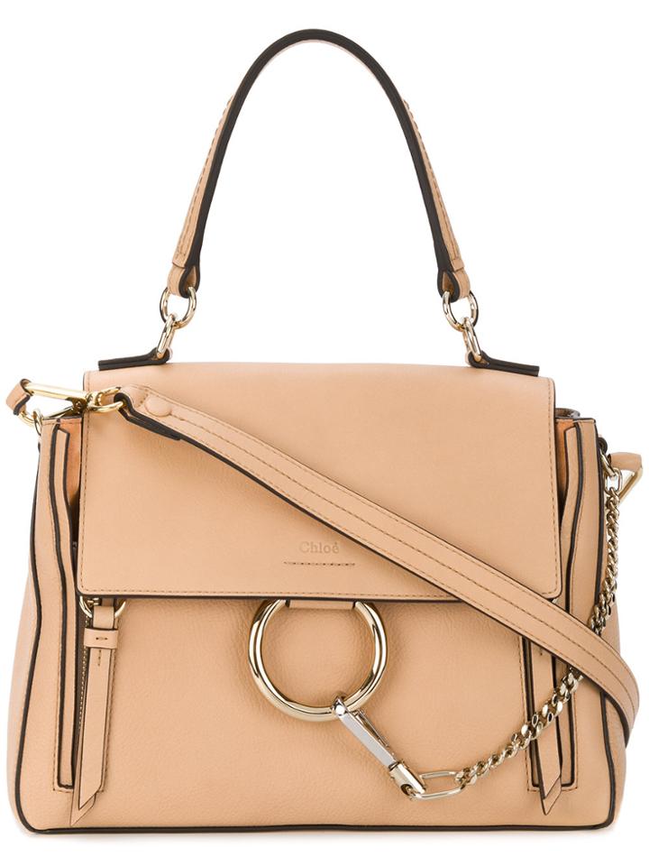 Chloé Faye Tote Bag - Nude & Neutrals