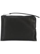 Rick Owens Zip Around Clutch - Black