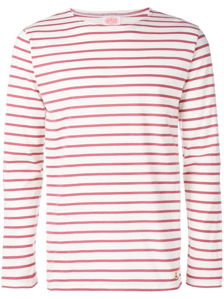 Armor Lux Striped Sweatshirt - Nude & Neutrals
