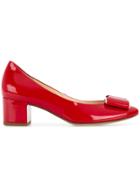 Hogl Bow-detail Flats - Red