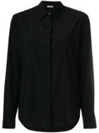 P.a.r.o.s.h. Slim Fit Long Sleeve Shirt - Black