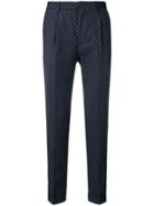 Ps By Paul Smith Printed Tailored Trousers - Blue