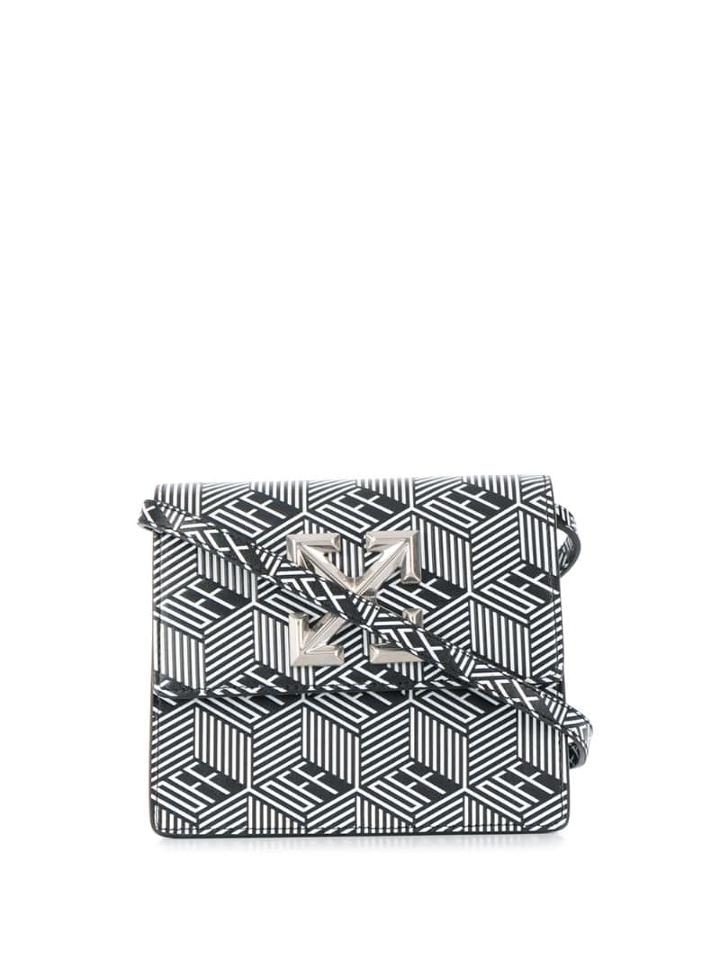 Off-white Graphic Print Cross Body - Black