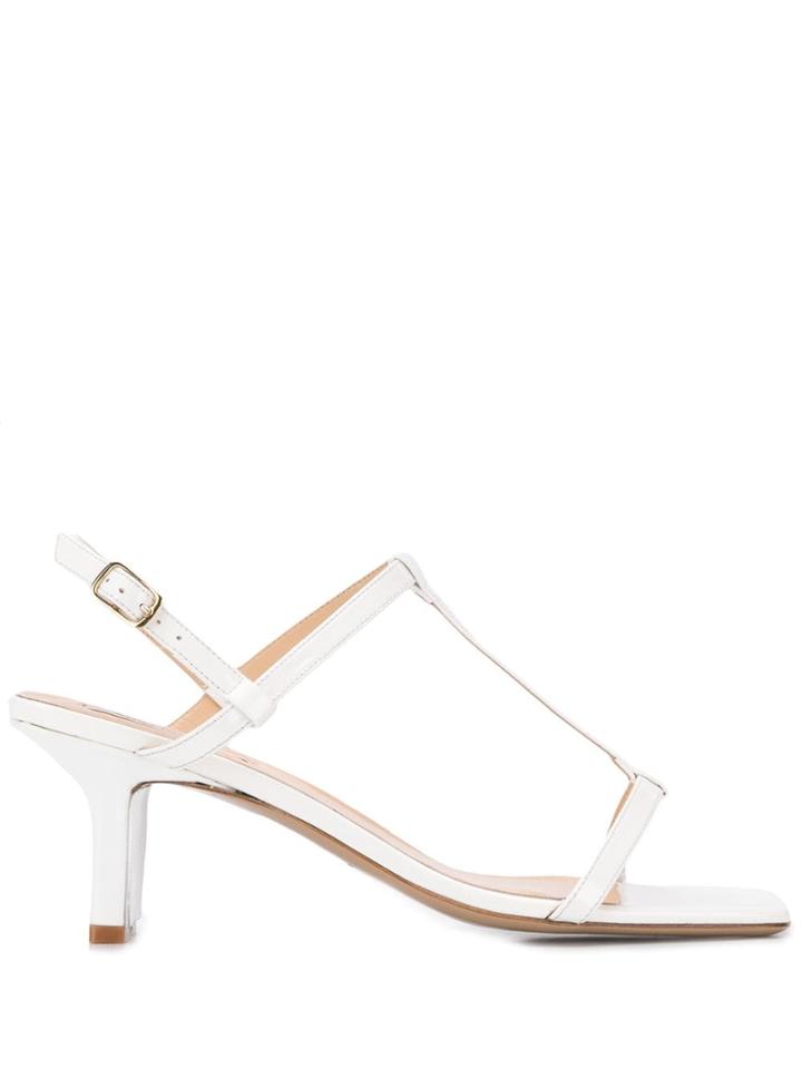 Fabio Rusconi Siena Stiletto Sandals - White