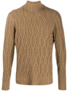 Drumohr Cable Knit Sweater - Neutrals
