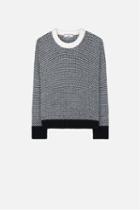 Ami Alexandre Mattiussi Contrast Detail Sweater