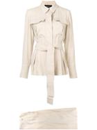 Les Copains Two Piece Trouser Suit - Neutrals