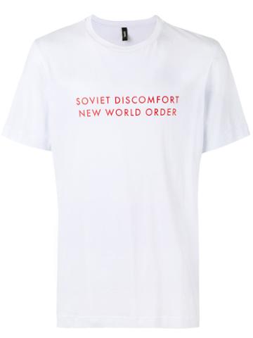 Omc - Soviet Discomfort T-shirt - Men - Cotton - S, White, Cotton