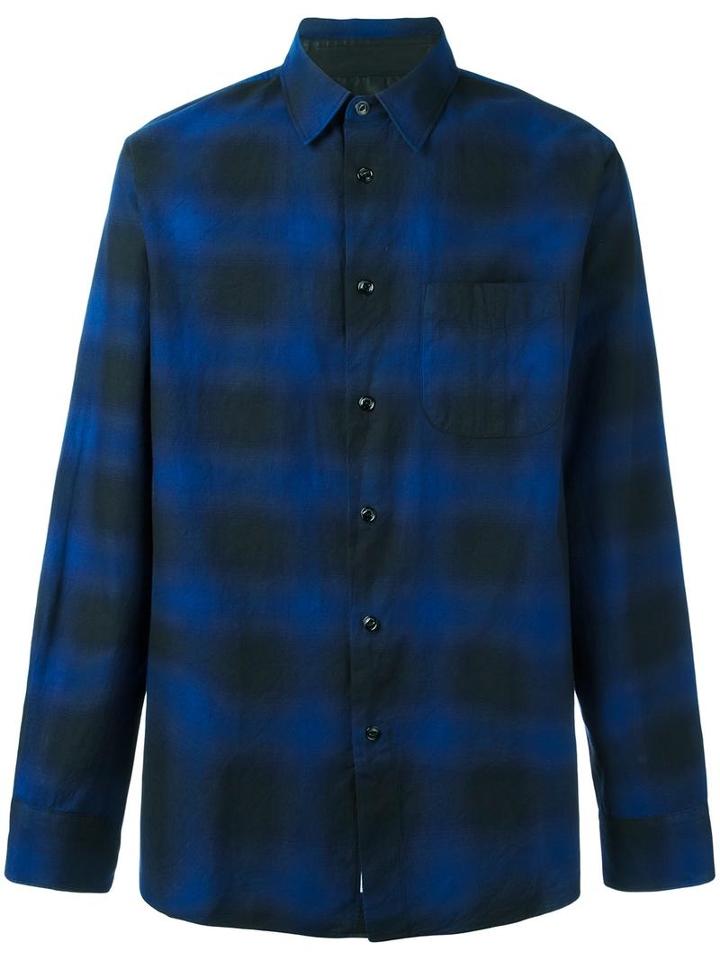 Rag & Bone Checked Shirt, Men's, Size: Medium, Blue, Cotton