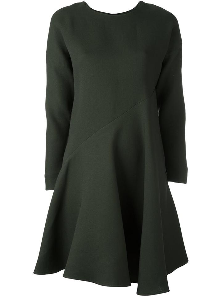 Marni Asymmetric Godet Dress