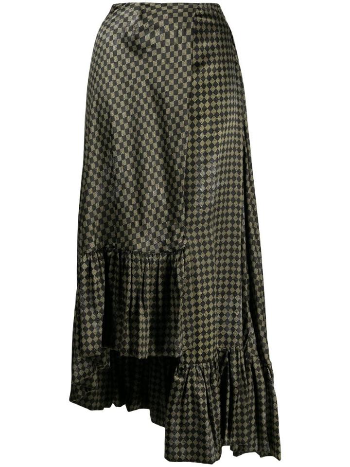 Preen By Thornton Bregazzi Harlequin Skirt - Gold