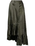 Preen By Thornton Bregazzi Harlequin Skirt - Gold