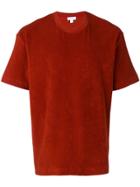 Sunspel Fleece T-shirt - Red