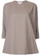 Theatre Products Loose Fit Plain Blouse - Grey