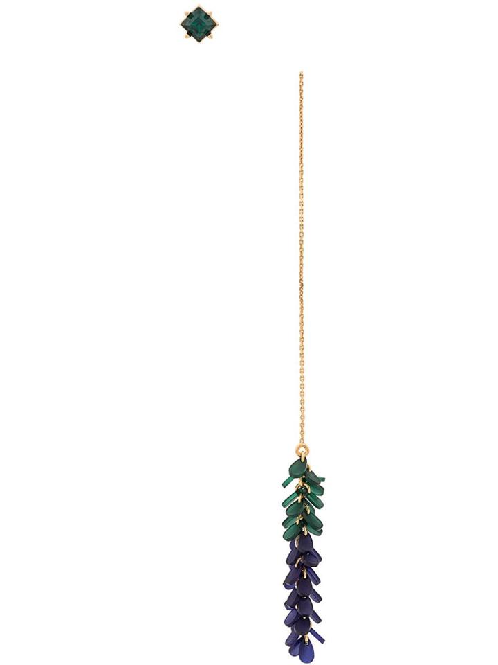 Jacquemus Hanging And Stud Contrast Earrings - Gold