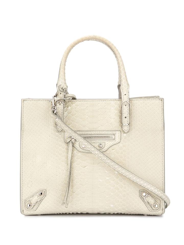 Balenciaga Pre-owned Min The Paper 2way Hand Bag - Grey