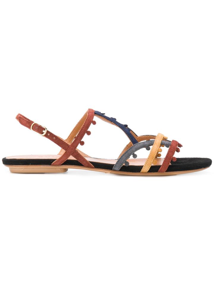 Chie Mihara Colour Block Sandals - Multicolour