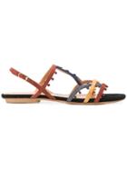 Chie Mihara Colour Block Sandals - Multicolour