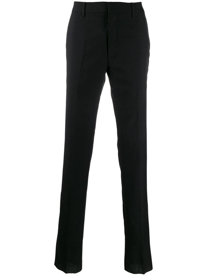 Alexander Mcqueen Slim-fit Tailored Trousers - Black