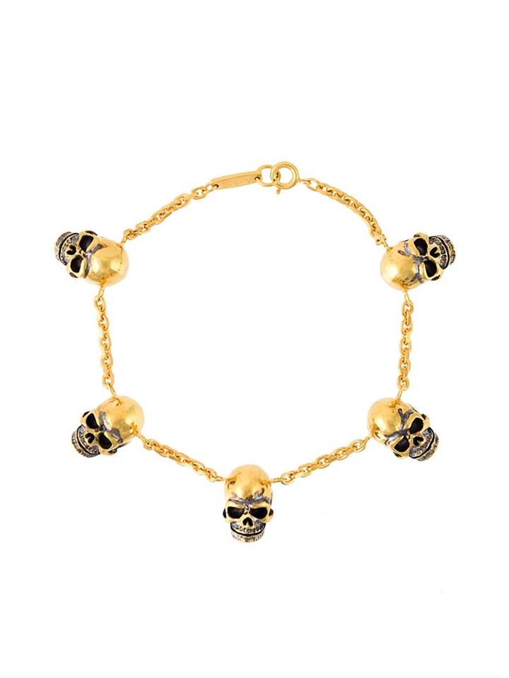 Maison Recuerdo Skull Charm Bracelet