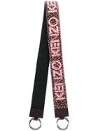 Kenzo Leopard Reversible Shoulder Strap - Pink