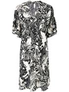 Aspesi V-neck T-shirt Dress - Black