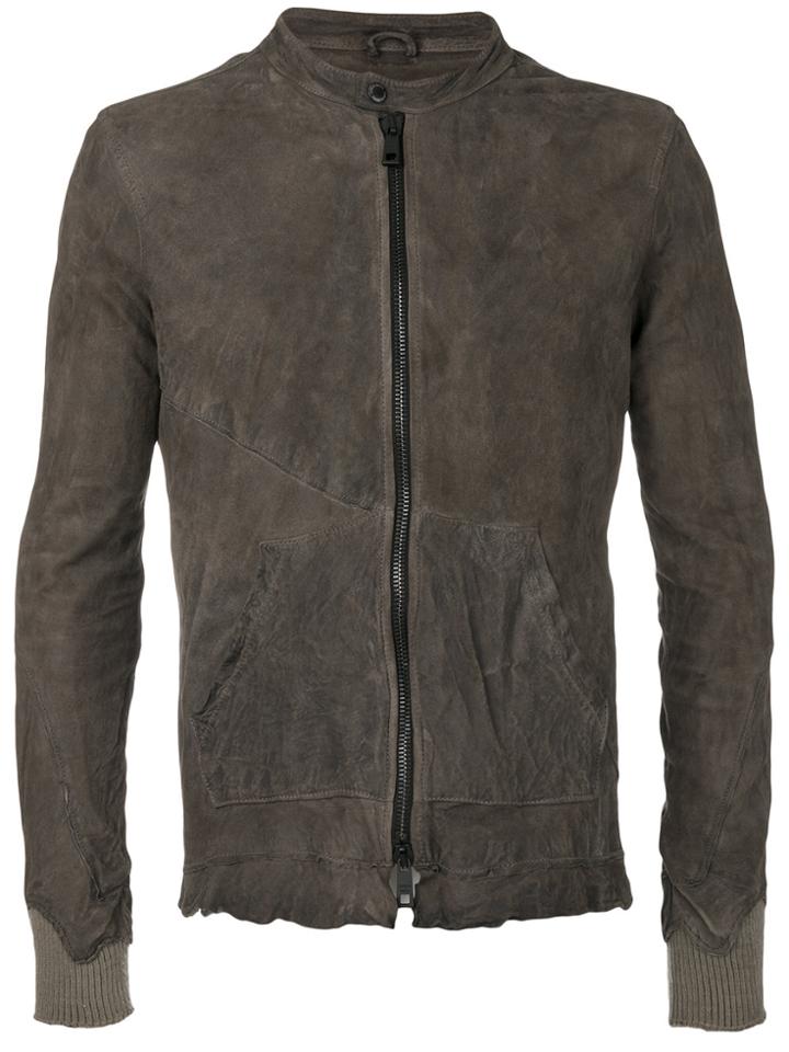 Giorgio Brato Stitched Panel Jacket - Grey