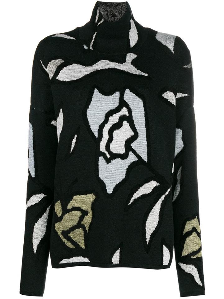 Christian Wijnants Kalice Flower Jumper - Black