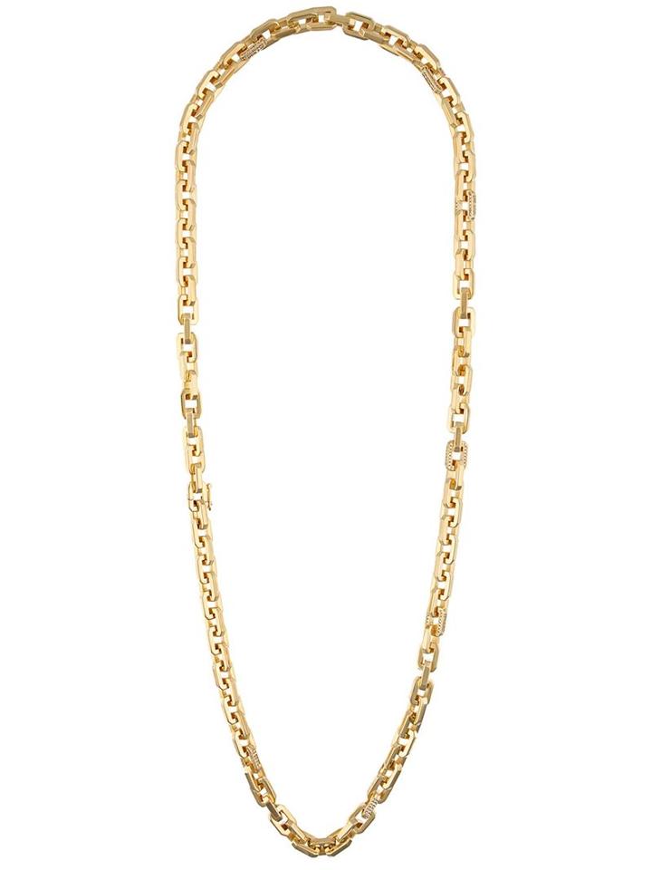 Eddie Borgo Pave Smooth Supre Link Necklace