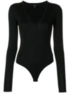 Theory Deep V-neck Body - Black
