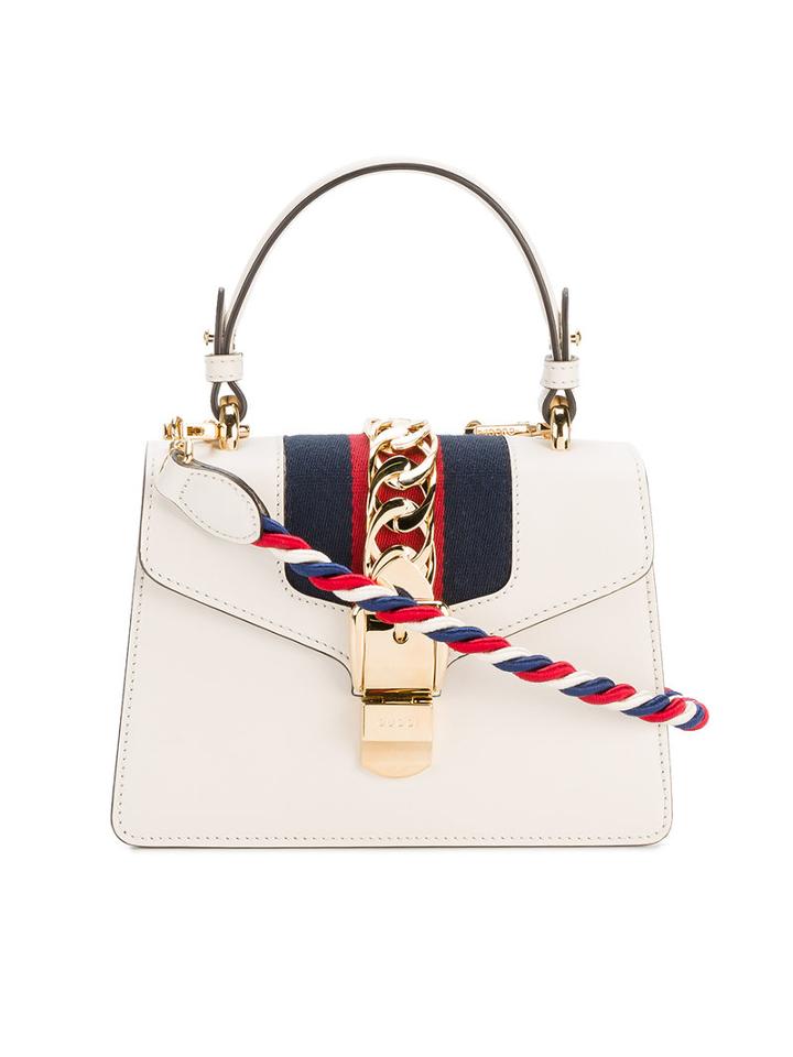 Gucci - Mini Sylvie Bag With Cord Shoulder Strap - Women - Leather - One Size, Nude/neutrals, Leather