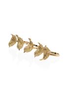 Natasha Zinko 18k Yellow Gold Crochet Bird Floating Four Finger Ring