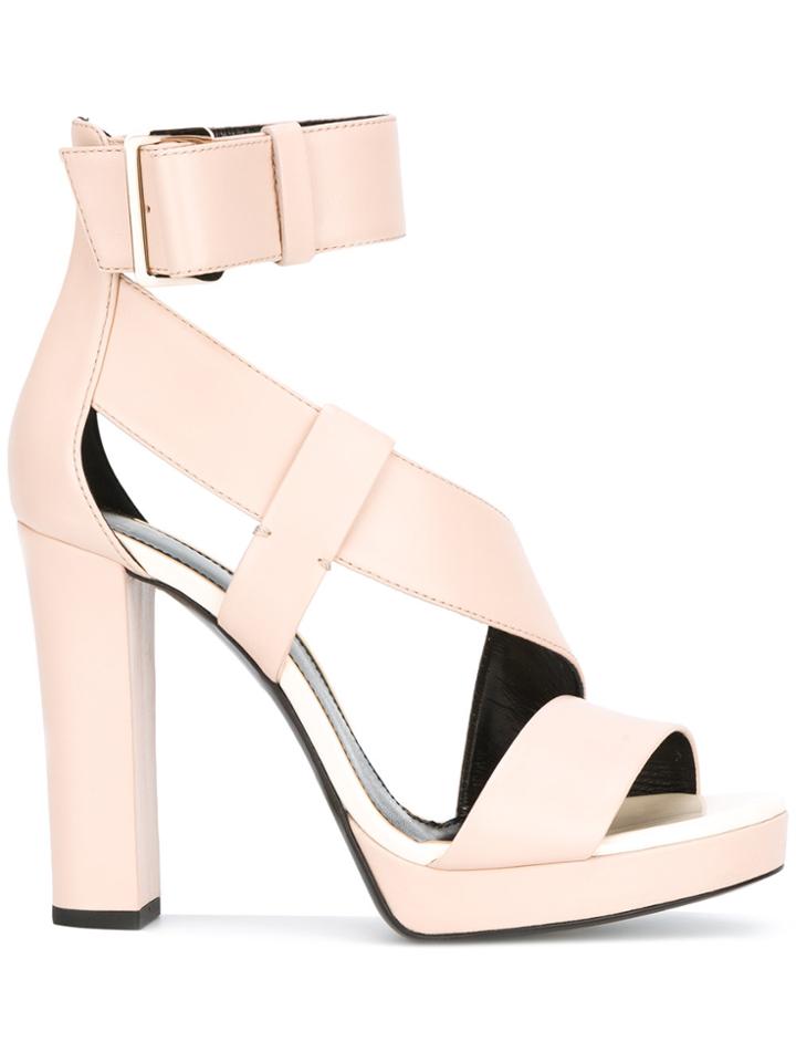 Lanvin Platform Sandals - Pink & Purple