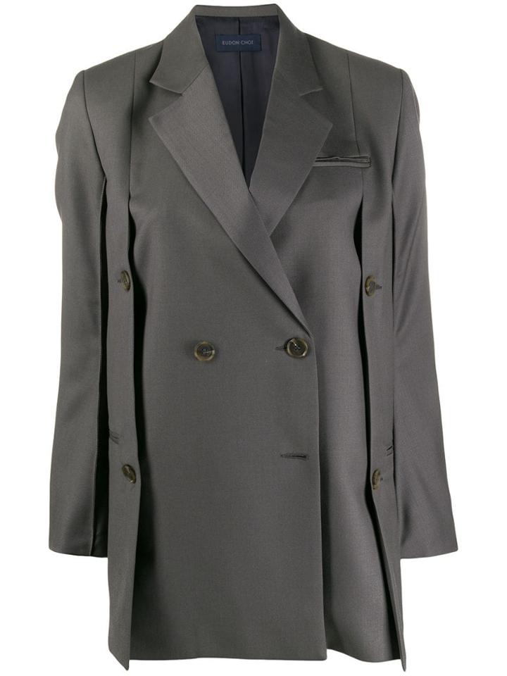 Eudon Choi Double Breasted Jacket - Grey