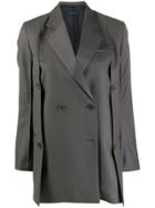 Eudon Choi Double Breasted Jacket - Grey