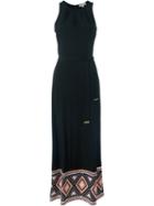 Michael Michael Kors Printed Hem Maxi Dress