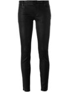 Drome Skinny Trousers, Women's, Size: Medium, Black, Leather
