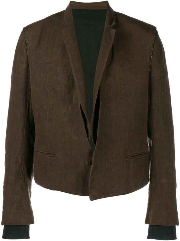 Haider Ackermann Short Linen Jacket