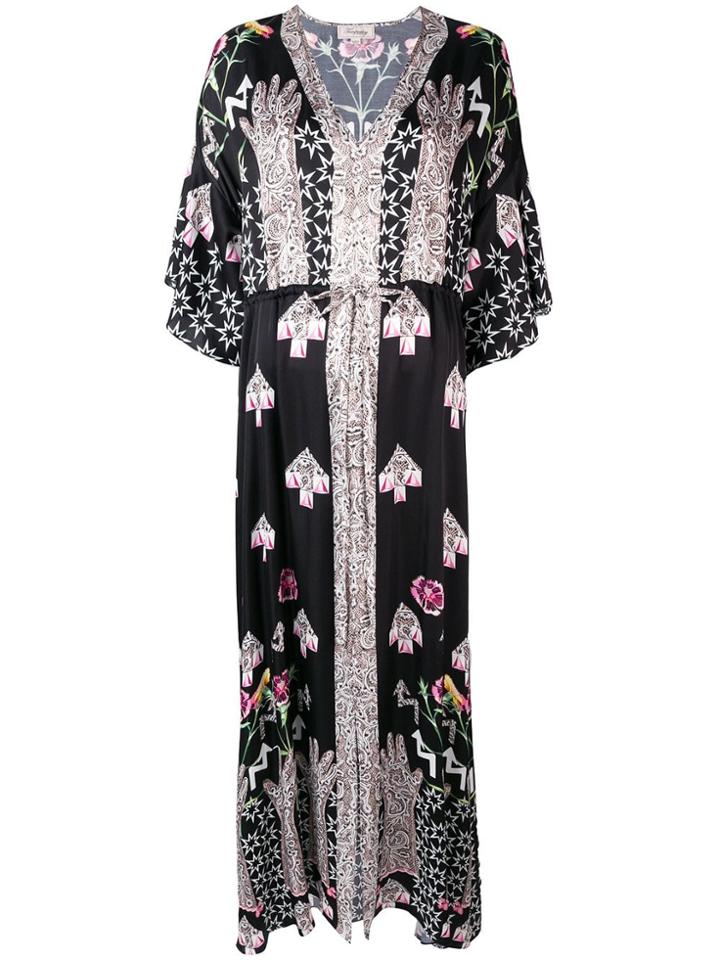 Temperley London Beaumont Flux Kaftan Dress - Black
