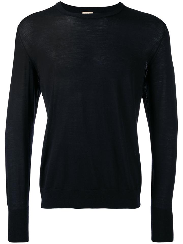 Massimo Alba Plain Sweatshirt - Blue