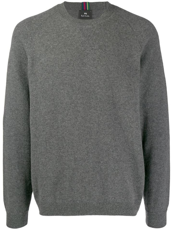 Ps Paul Smith Long Sleeve Jumper - Grey