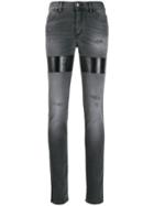 Just Cavalli Distressed Patchwork Jeans - Grey