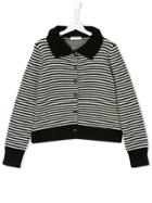 Twin-set Striped Cardigan - Black
