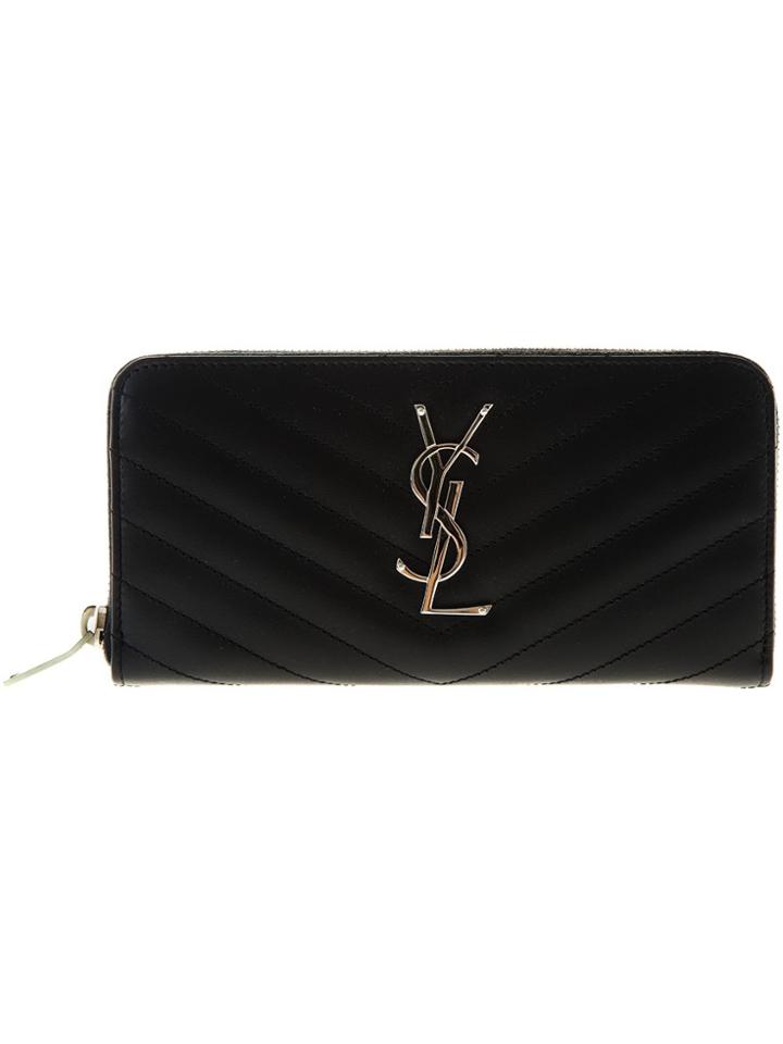 Saint Laurent 'monogram Matelasse' Wallet - Black