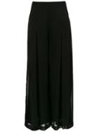 Mara Mac Pockets Palazzo Pants - Black